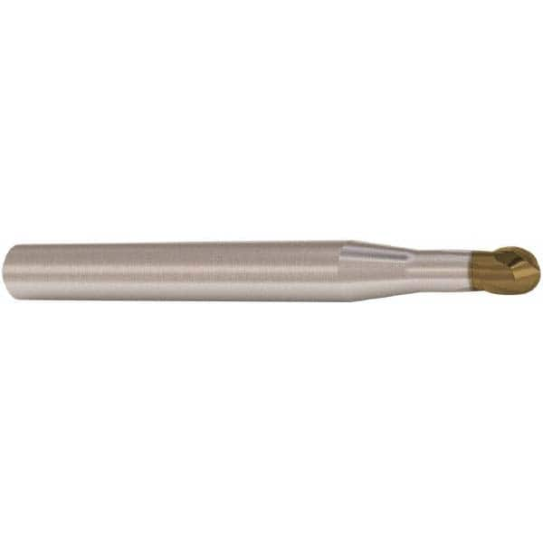 Ball End Mill: 2 Flute, Solid Carbide MPN:02970126