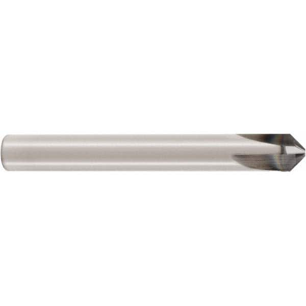 Chamfer Mill: 4 mm Dia, 3 Flutes, Solid Carbide MPN:02881635