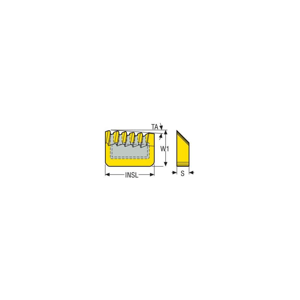 Chipbreakers For Indexables, Compatible Included Angle: 90 , Chipbreaker Code: C , Insert Inscribed Circle: 0.4530 in , Cutting Direction: Right Hand  MPN:02690451