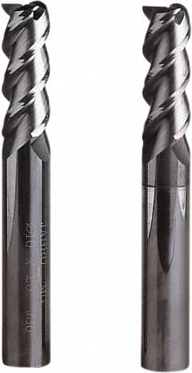 Corner Radius End Mill: 5 mm Dia, 20 mm LOC, 0.1 mm Radius, 3 Flutes, Solid Carbide MPN:00025651