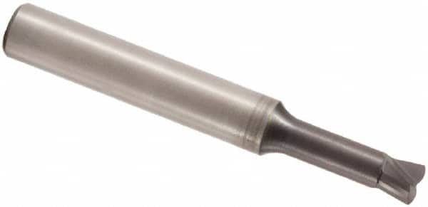 Corner Radius End Mill: 1.5 mm Dia, 0.1 mm LOC, 0.1 mm Radius, 2 Flutes, Solid Carbide MPN:02511199