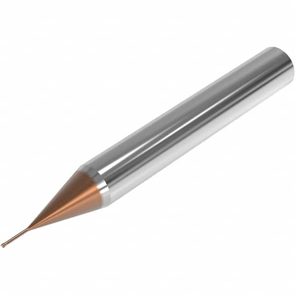 Corner Radius End Mill: 1.2 mm Dia, 0.9 mm LOC, 0.2 mm Radius, 2 Flutes, Solid Carbide MPN:03205159