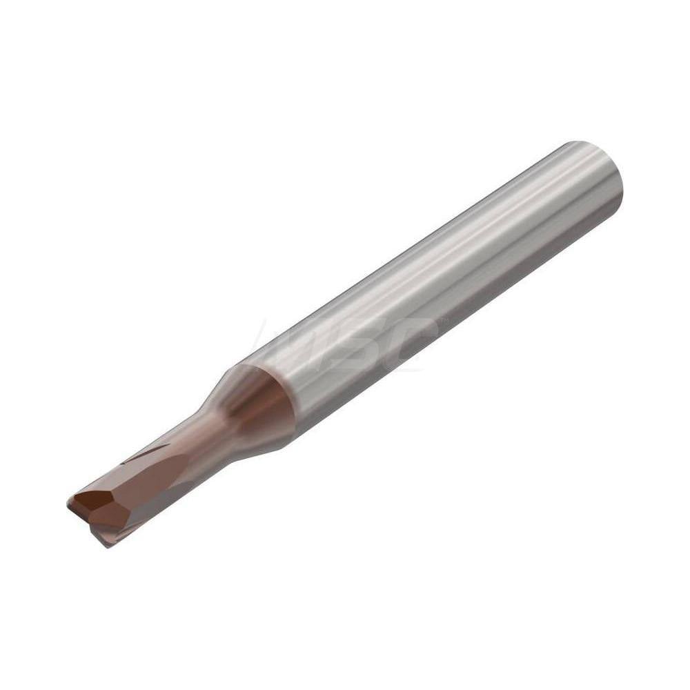 Corner Radius End Mill: 3 mm Dia, 4.00 mm LOC, 0.50 mm Radius, 2 Flute, Solid Carbide MPN:10106493