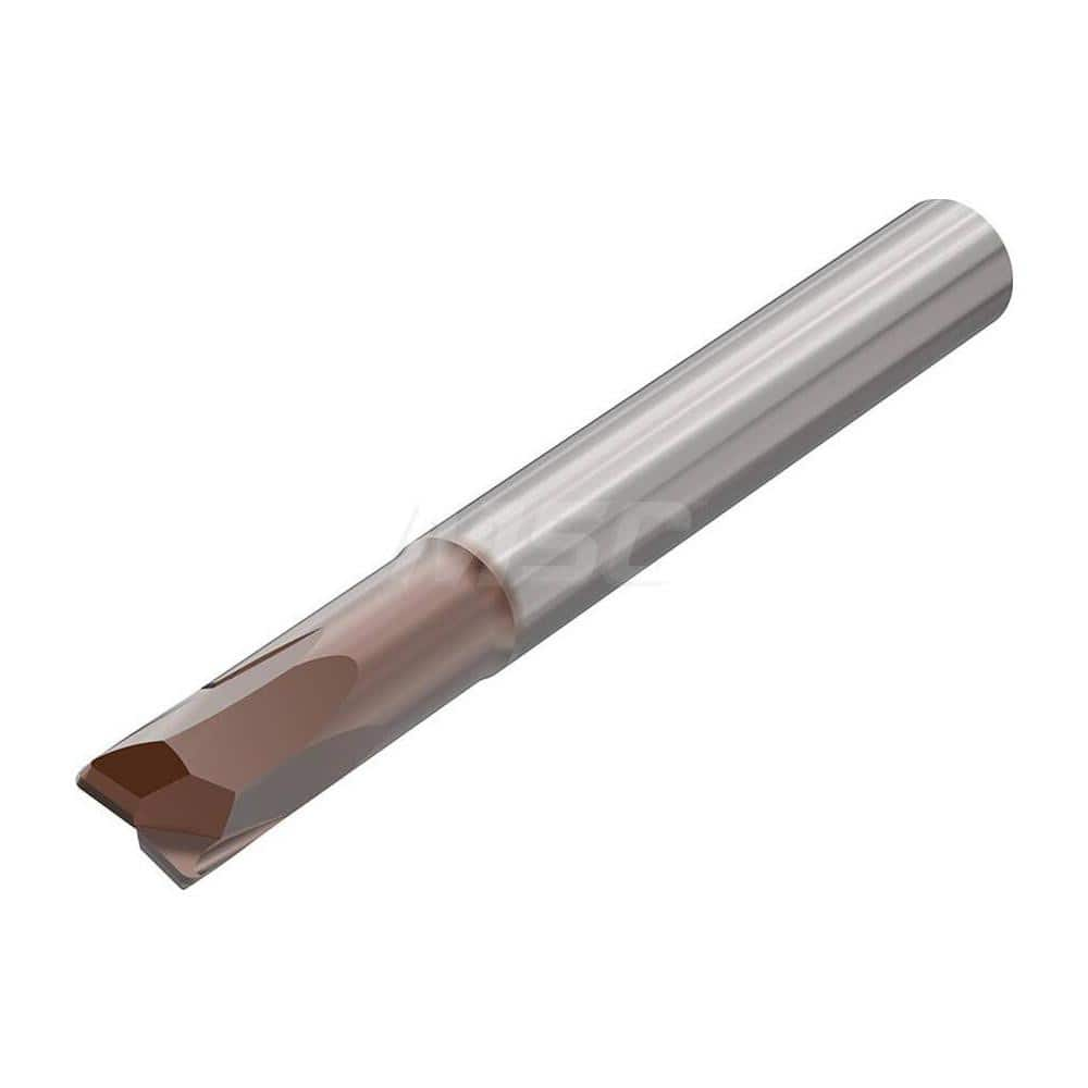 Corner Radius End Mill: 5 mm Dia, 6.00 mm LOC, 0.50 mm Radius, 2 Flute, Solid Carbide MPN:10106494