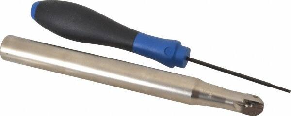 Indexable Ball Nose End Mill: 1/2