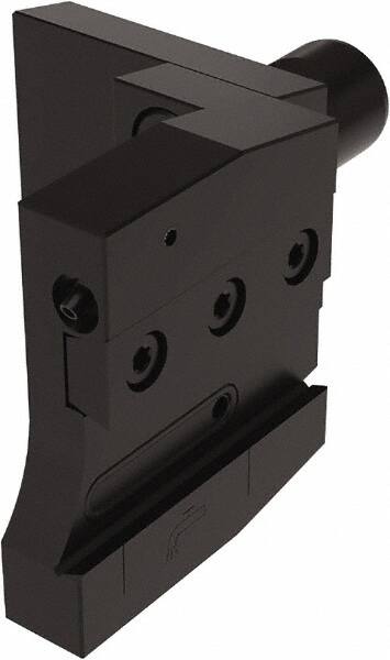 Tool Block Style 150.10-JETI, 20mm Blade Height, 133.5mm OAL, 74mm OAH, Indexable Cutoff Blade Tool Block MPN:03070436