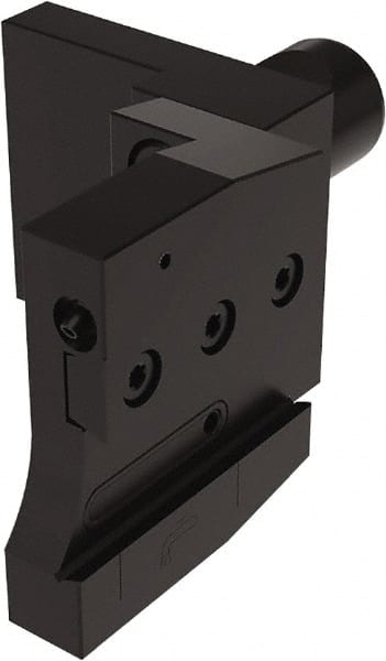 Tool Block Style 150.10-JETI, 20mm Blade Height, 140.5mm OAL, 74mm OAH, Indexable Cutoff Blade Tool Block MPN:03070438