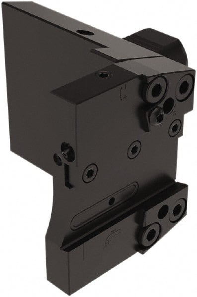 Tool Block Style 150.10-JETI, 25mm Blade Height, 130.5mm OAL, 100mm OAH, Indexable Cutoff Blade Tool Block MPN:03070442