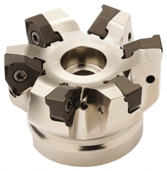 160mm Cut Diam, 40mm Arbor Hole Diam, 7.5mm Max Depth, Indexable Square-Shoulder Face Mill MPN:02640712