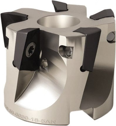 50mm Cut Diam, 22mm Arbor Hole Diam, 17mm Max Depth, Indexable Square-Shoulder Face Mill MPN:02701130