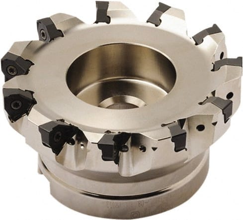 63mm Cut Diam, 22mm Arbor Hole Diam, 7.5mm Max Depth, Indexable Square-Shoulder Face Mill MPN:02768079