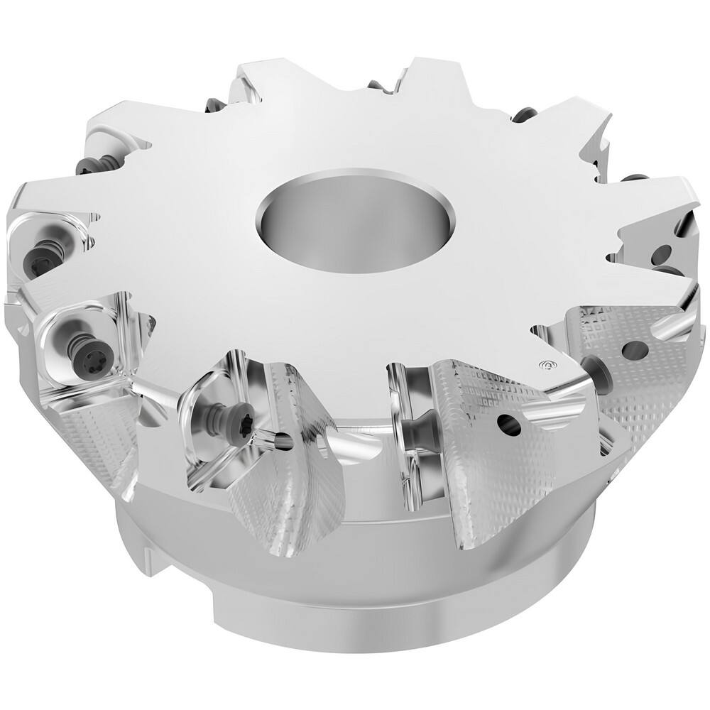 Indexable Chamfer & Angle Face Mills, Minimum Cutting Diameter (mm): 125.00 , Maximum Cutting Diameter (mm): 126.60 , Maximum Depth of Cut (mm): 13.00  MPN:10134816
