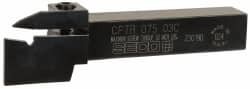 Indexable Grooving-Cutoff Toolholder: CFTR07503C, 3 mm Min Groove Width, 0.43