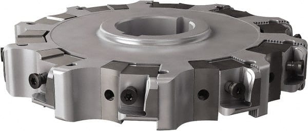 Indexable Slotting Cutter: 16 mm Cutting Width, 160 mm Cutter Dia, Arbor Hole Connection, 1.98