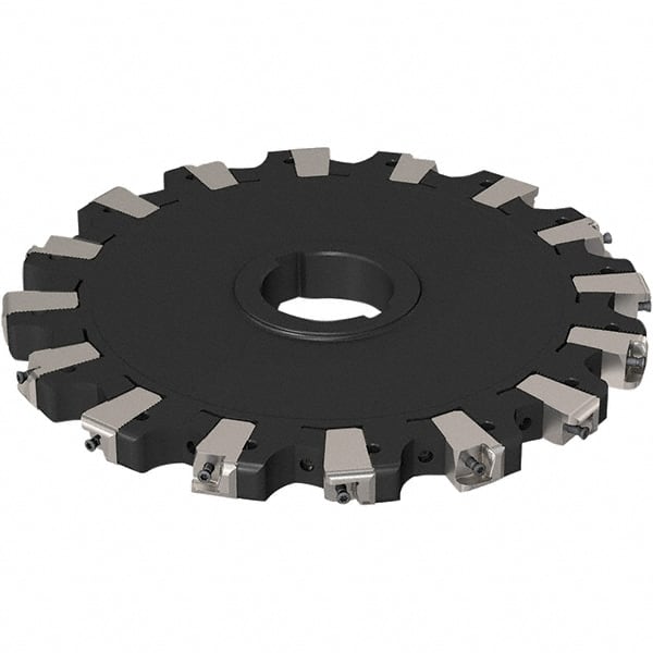 Indexable Slotting Cutter: 17 mm Cutting Width, 250 mm Cutter Dia, Arbor Hole Connection, 88.5 mm Max Depth of Cut, 50 mm Hole MPN:02993723