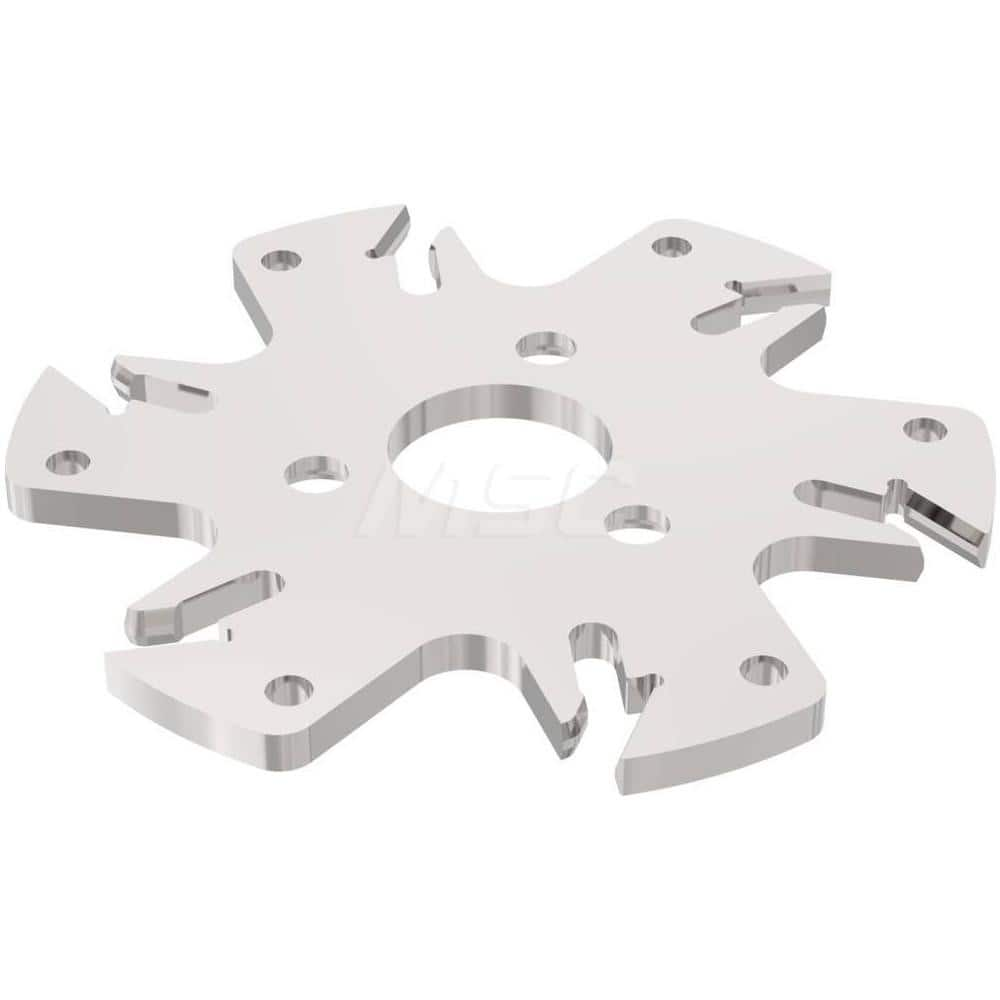 Indexable Slotting Cutter: 4.1 mm Cutting Width, 80 mm Cutter Dia, Arbor Hole Connection, 19.5 mm Max Depth of Cut MPN:75027321