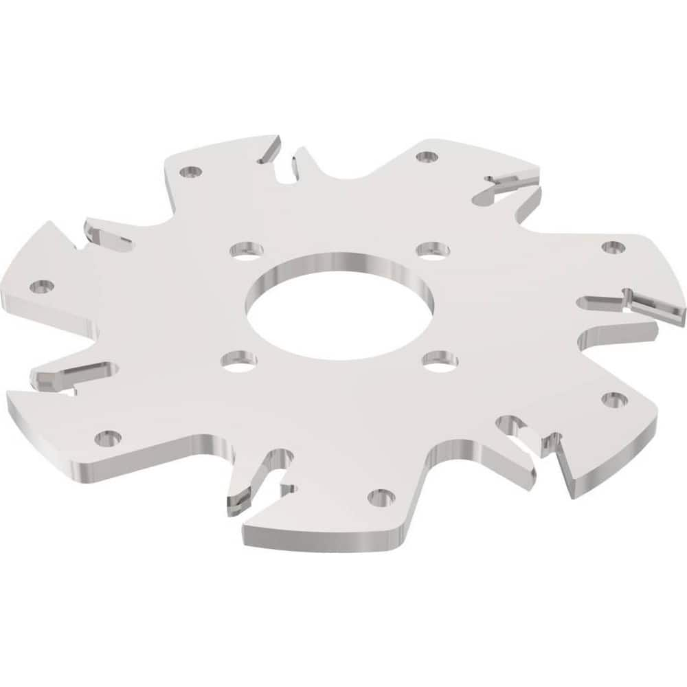 Indexable Slotting Cutter: 4.1 mm Cutting Width, 100 mm Cutter Dia, Arbor Hole Connection, 25.5 mm Max Depth of Cut MPN:75027323