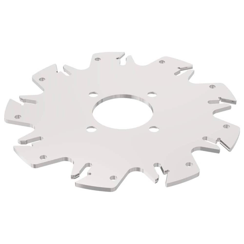 Indexable Slotting Cutter: 3.1 mm Cutting Width, 125 mm Cutter Dia, Arbor Hole Connection, 33 mm Max Depth of Cut MPN:75027324