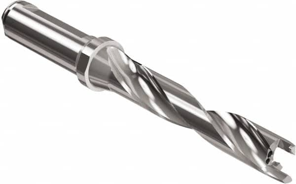 Replaceable-Tip Drill: 15 to 15.99 mm Dia, 80 mm Max Depth, 5/8