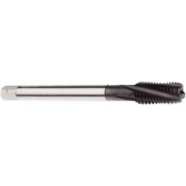 Spiral Flute Tap: M20 x 2.50, Metric, 4 Flute, Modified Bottoming, 6H Class of Fit, Powdered Metal, TiAlN Finish MPN:02999984