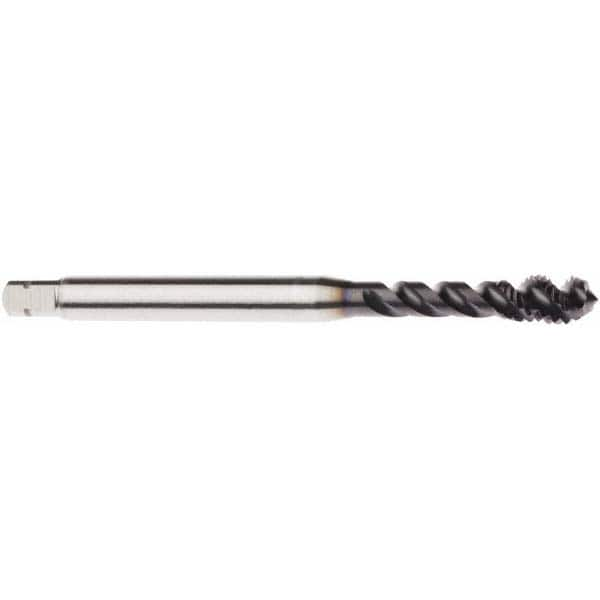 Spiral Flute Tap: M2.2 x 0.40, Metric, 2 Flute, Modified Bottoming, 6HX Class of Fit, Powdered Metal, AlTiN Finish MPN:02999998