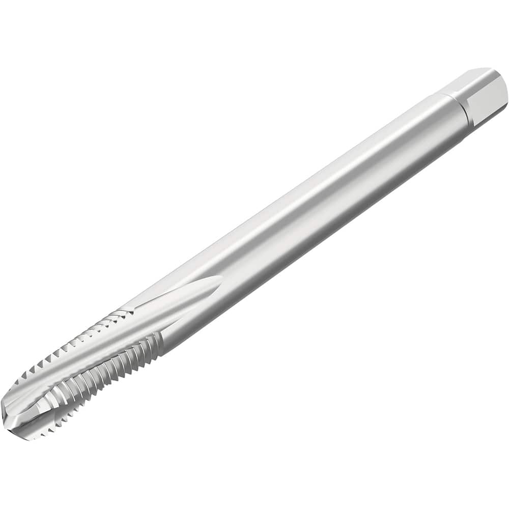 Spiral Flute Tap: #6-32, UNJC, 3 Flute, Modified Bottoming, 3B Class of Fit, HSS-E-PM, Bright/Uncoated MPN:10001088