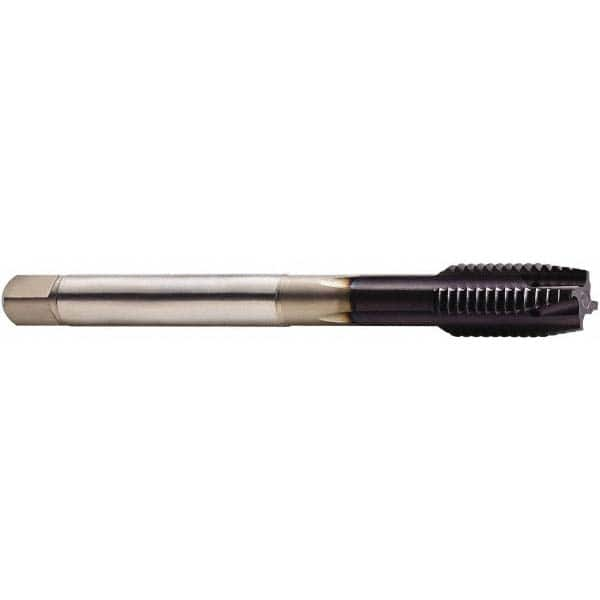 Spiral Point Tap: M12x1.75 Metric, 4 Flutes, Plug Chamfer, 6HX Class of Fit, High-Speed Steel-E-PM, AlTiN Coated MPN:02999935