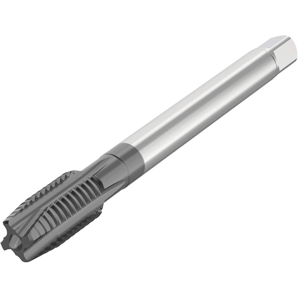 Spiral Point Tap: M12x1.75 Metric, 4 Flutes, Plug Chamfer, 6HX Class of Fit, High-Speed Steel-E-PM, AlCrN Coated MPN:10001169