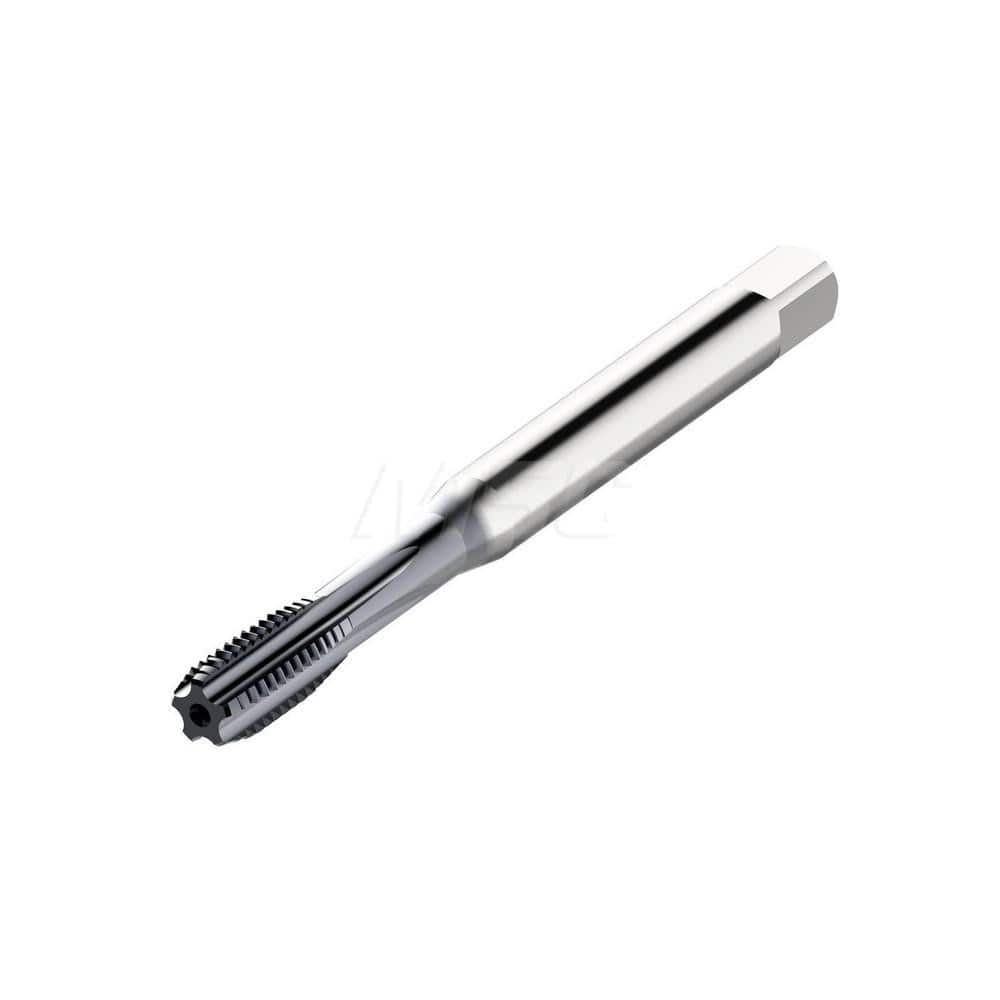 Straight Flute Tap: M6x1.00 Metric, 5 Flutes, Bottoming, 6HX Class of Fit, Powdered Metal High Speed Steel, TiAlN Coated MPN:03305461