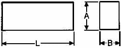 Tool Bit Blank: 12 mm Width, 16 mm Height, 2 mm OAL, WKE45, Cobalt, Rectangle MPN:63002126