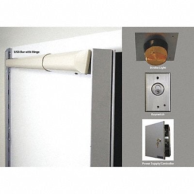 Dual Anti-Ligature Door Alarm Kit MPN:LISA-1DR3642-DUAL-LHR