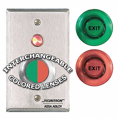 Push to Exit Button Wall Mounted MPN:PB