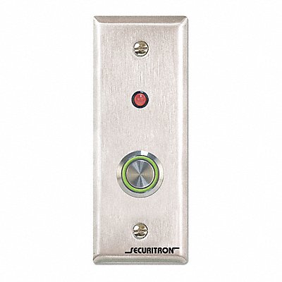 Push to Exit Button SPDT Narrow Stile 4A MPN:PB4LN-2