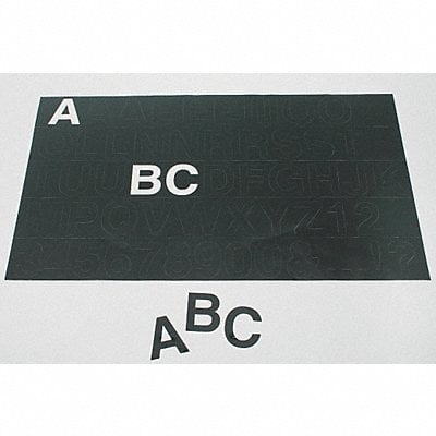 Numbers And Letters H5 Black Plastic MPN:LET-1