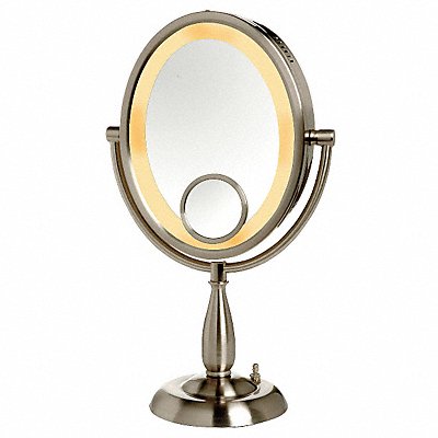 Lighted Makeup Mirror 10 in W 18 in H MPN:HLNTP1015V