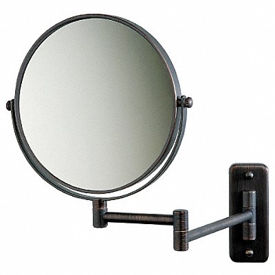 Wall Makeup Mirror 11 in W 13 in H MPN:JBZSA897