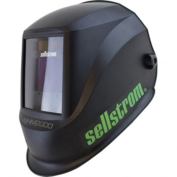 Welding Helmet with Digital Controls: Black, Nylon, Shade 4 & 9 to 13 MPN:S26200