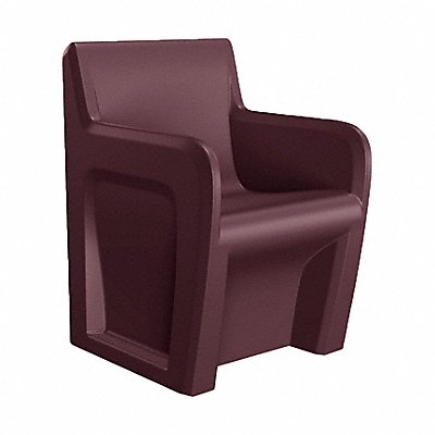 Sentinel Arm Chair Floor Mount Burgundy MPN:106484BY