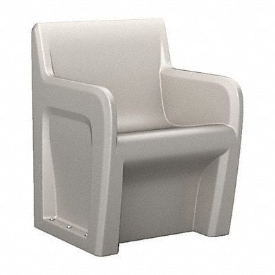 Arm Chair Floor Mount Stone Gray w/Door MPN:106484SGS