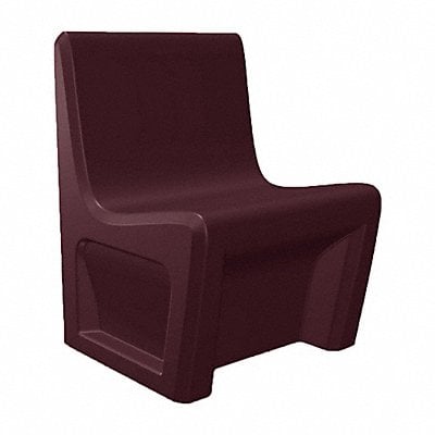 Armless Chair Floor Mount Burgundy MPN:116484BYS