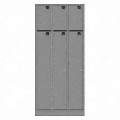 Evidence Locker 36inW Gray 6Compartments MPN:06AC-NPT