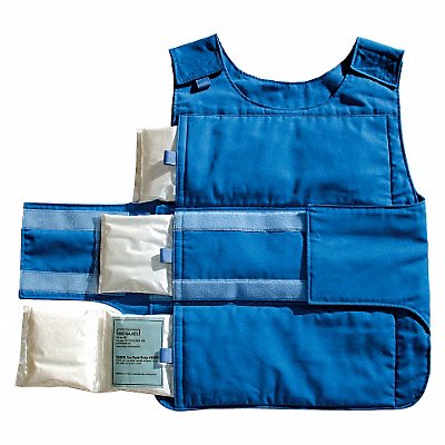 Cooling Vest Blue 1 to 3 hr Universal MPN:3XLN7