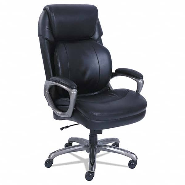 Task Chair:  Bonded Leather,  Adjustable Height,  19 to  22