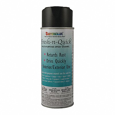 Fresh Quick Paint Semi-Gl Blk 10oz. MPN:11-24