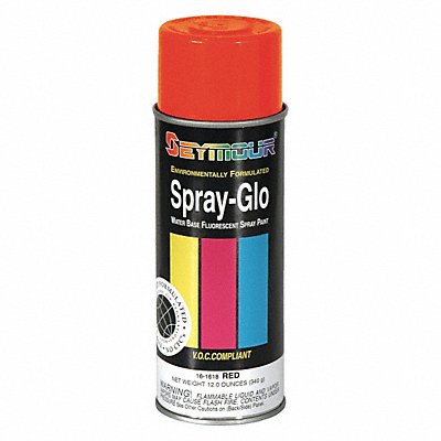 Spray-Glo Paint Flour Red 12oz. MPN:16-1618