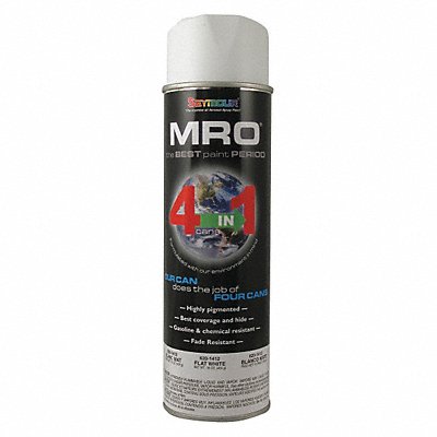 Spray Paint Flat White 16 oz MPN:620-1412