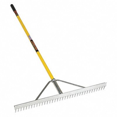 Landscape Rake 36 66 Yellow Handle MPN:12102GRA