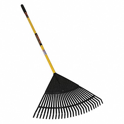 Leaf Rake 26 Tines Fiberglass Handle MPN:40872GRA