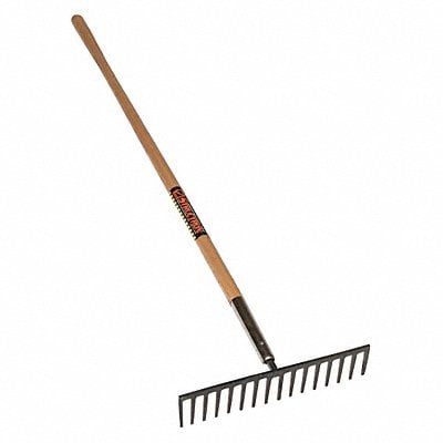 Steel Stone Rake 62 Wood Handle MPN:63126