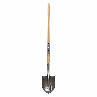 Round pt. Shovel 16 ga. 48 Wood Handle MPN:49150